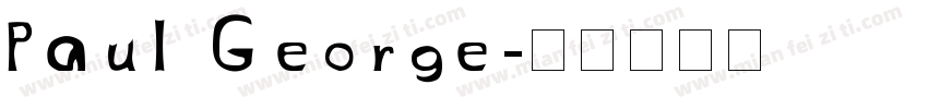 Paul George字体转换